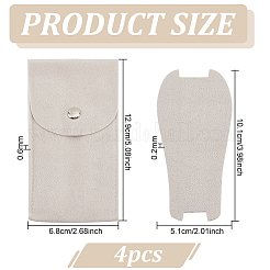 Portable Velvet Watch Pouches&nbsp;TP-WH0001-02A