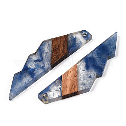 Transparent Resin & Walnut Wood Big Pendants&nbsp;RESI-ZX017-66