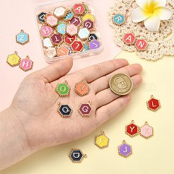 52Pcs Alloy Enamel Pendants&nbsp;ENAM-CJ0007-07D
