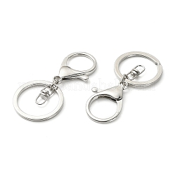 10Pcs Alloy Split Key Rings&nbsp;KK-YW0002-01P