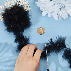 1Pc Turkey Feathers Fluff Boa for Dancing&nbsp;AJEW-GF0012-31D