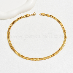 Elegant 201 Stainless Steel Wheat Chain Necklaces for Daily Layering and Vacation Style&nbsp;NT2171-1
