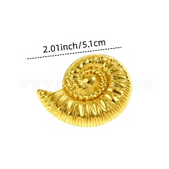 Iron Conch Shape Cuff Open Rings for Women&nbsp;WG2C93B-01