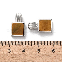 Natural Tiger Eye Pendants&nbsp;G-B123-03P-04