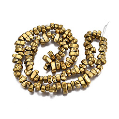 Electroplate Non-magnetic Synthetic Hematite Beads Strands&nbsp;G-T061-102L