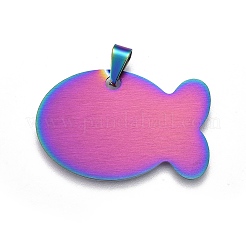 Ion Plating(IP) 304 Stainless Steel Pendants&nbsp;LS-STAS-F203-01M