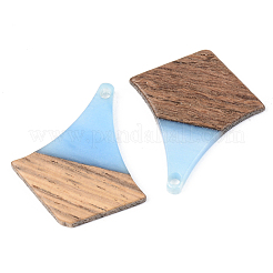 Resin & Walnut Wood Pendants&nbsp;RESI-S389-055B