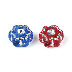 Plastic Flower Beads&nbsp;KY-T041-26B-M