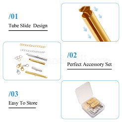 Iron Slide On End Clasp Tubes&nbsp;FIND-PJ0001-01