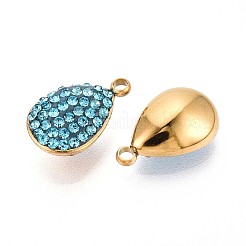 201 Stainless Steel Charms Ion Plating(IP)&nbsp;STAS-N109-215G