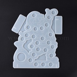 DIY Christmas Santa Claus Display Decoration Silicone Molds&nbsp;DIY-G058-C01