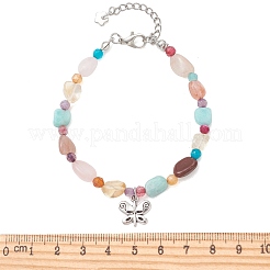 Butterfly Alloy Charm Bracelets&nbsp;BJEW-JB14021