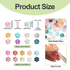120Pcs 2 Styles Transparent Normal Glass Beads&nbsp;GLAA-TA0003-21