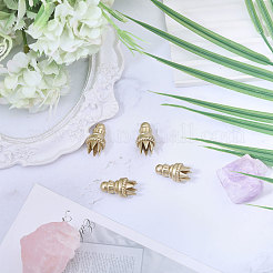 4Pcs Brass Cord Ends&nbsp;KK-CA0003-73A