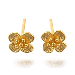 925 Sterling Silver Stud Earrings&nbsp;EJEW-Q030-07G