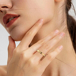 18Pcs 6 Styles 201 Stainless Steel Grooved Finger Ring Settings&nbsp;RJEW-SC0001-33G