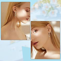 40Pcs Alloy Stud Earring Findings&nbsp;FIND-FH0005-80