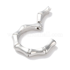 Rack Plating Brass Twister Clasps&nbsp;KK-Z039-34P