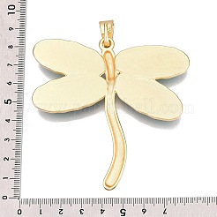 Dragonfly Rack Plating Alloy Pave Resin Big Pendants&nbsp;FIND-N005-48G