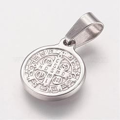 Non-Tarnish 304 Stainless Steel Pendants&nbsp;STAS-E117-02P
