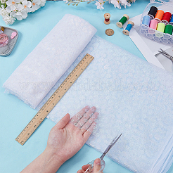 Flower Pattern Polyester Fabric&nbsp;DIY-WH0678-104A