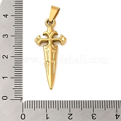 Ion Plating(IP) 304 Stainless Steel Pendants&nbsp;X-STAS-C103-38G