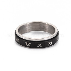 Roman Numerals Finger Ring&nbsp;RJEW-N029-083