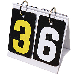 PVC with Paper Tabletop Flip Scoreboard&nbsp;AJEW-WH20054-114A