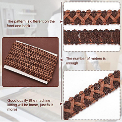 Imitation Leather Braided Lace Ribbon&nbsp;WL-WH0003-02B