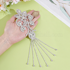 Flower Glass Rhinestone Appliques&nbsp;DIY-WH0671-032