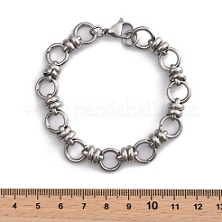 Tarnish Resistant 304 Stainless Steel Link Chain Bracelets&nbsp;X-BJEW-Z011-10P
