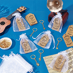 Alloy Musical Instruments & Musical Note Pendant Keychains&nbsp;KEYC-PH01619