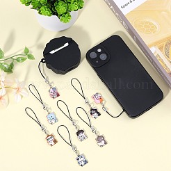 Alloy Enamel Pendant Mobile Straps&nbsp;HJEW-SW00047