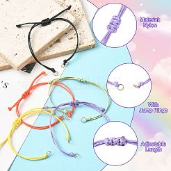 24Pcs 12 Colors Waxed Polyester Cord Bracelets Making&nbsp;BJEW-FS00028