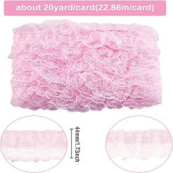 Polyester Lace Trim&nbsp;OCOR-WH0058-07A