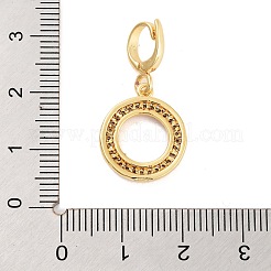 Brass with Cubic Zirconia Pendants&nbsp;KK-G496-08G