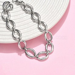304 Stainless Steel Link Chain Bracelets for Women&nbsp;BJEW-B169-04A-P