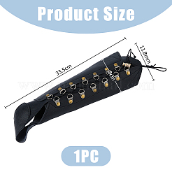 Adjustable PU Leather Cord Bracelets with Iron Buckles&nbsp;AJEW-WH0502-43