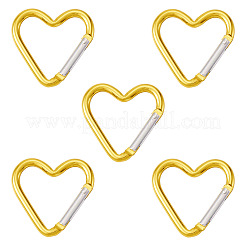5Pcs Zinc Alloy Spring Gate Rings&nbsp;FIND-TA0009-73G