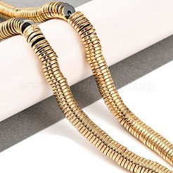 Electroplated Synthetic Non-magnetic Hematite Beads Strands&nbsp;G-H027-G01-04