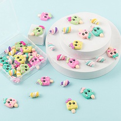 40Pcs 10 Style Handmade Polymer Clay Charms&nbsp;CLAY-LS0001-13