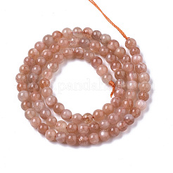 Natural Sunstone Beads Strands&nbsp;G-R465-23B