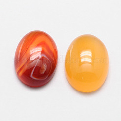 Oval Natural Carnelian Cabochons&nbsp;X-G-K020-40x30mm-05