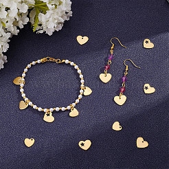 42Pcs 3 Style 304 Stainless Steel Charms&nbsp;STAS-UN0027-71