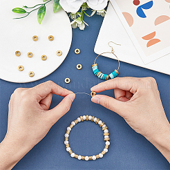 48Pcs 6 Style 304 Stainless Steel Beads&nbsp;STAS-FH0001-94