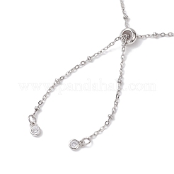 304 Stainless Steel Slider Necklace Makings&nbsp;AJEW-JB01258-02