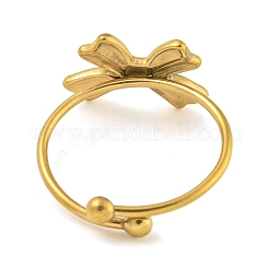 Ion Plating(IP) 304 Stainless Steel Adjustable Rings&nbsp;RJEW-K283-01G
