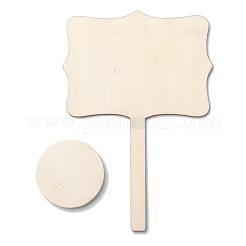 Flower Boxwood Mini Chalkboard Signs&nbsp;WOOD-F010-06