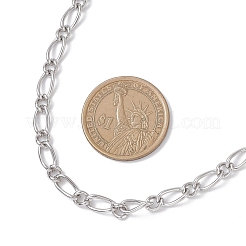 5MM 304 Stainless Steel Figaro Chain Necklaces for Women&nbsp;NJEW-JN05629