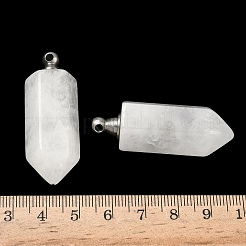 Natural & Synthetic Mixed Gemstone Perfume Bottle Pendants&nbsp;G-H332-09P